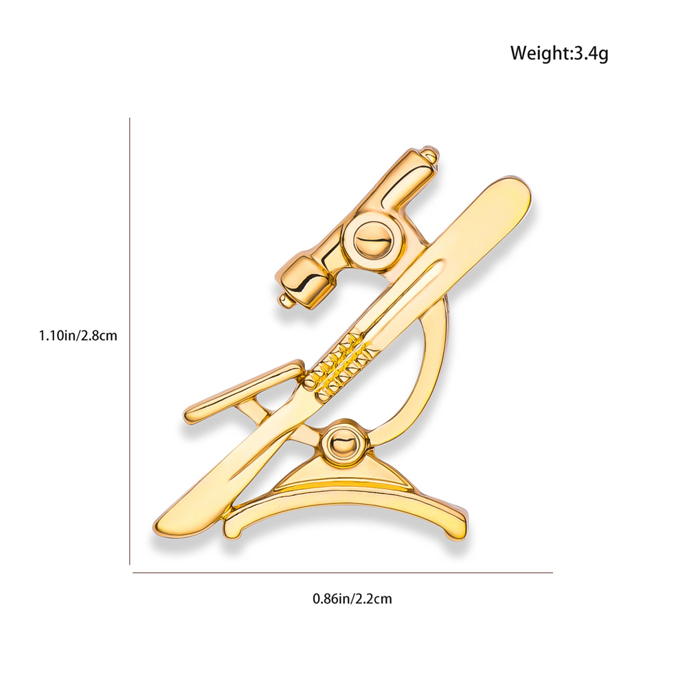 เข็มกลัดโลหะรูปกล้องจุลทรรศน์แ - Medical Lab Supplies บทวิจารณ์และราคา