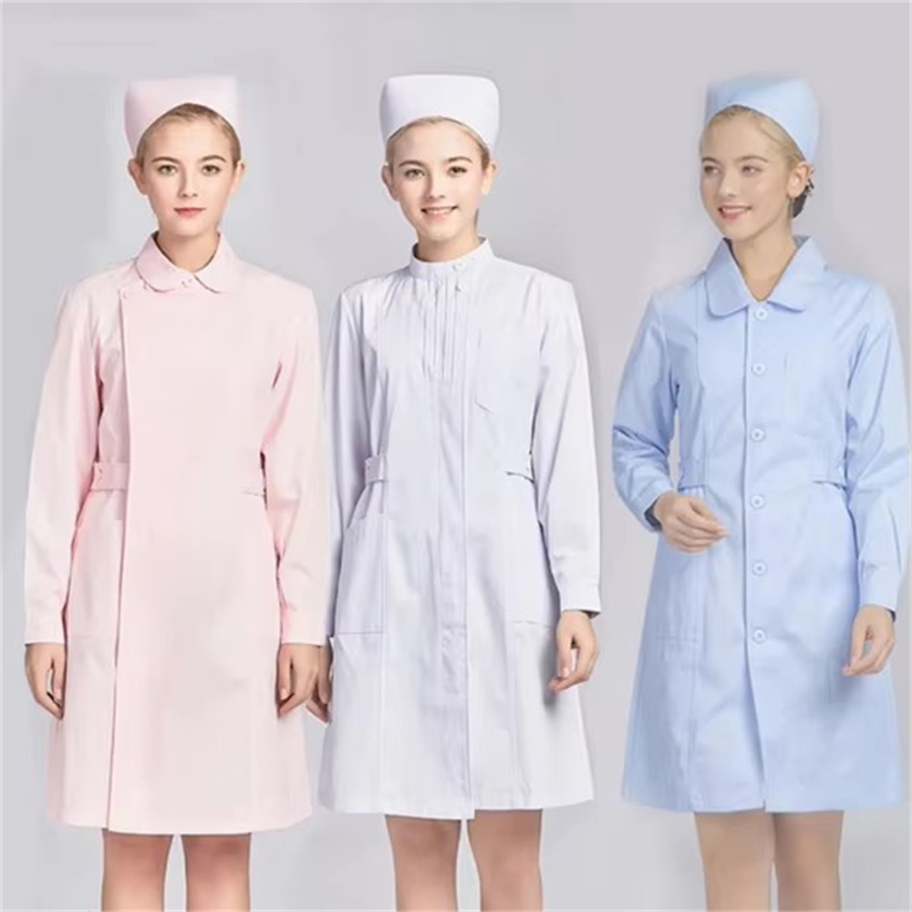 ใหม่ผ้าฝ้ายบริสุทธิ์ระบายอากาศ - Lab Coat Medical บทวิจารณ์และราคา