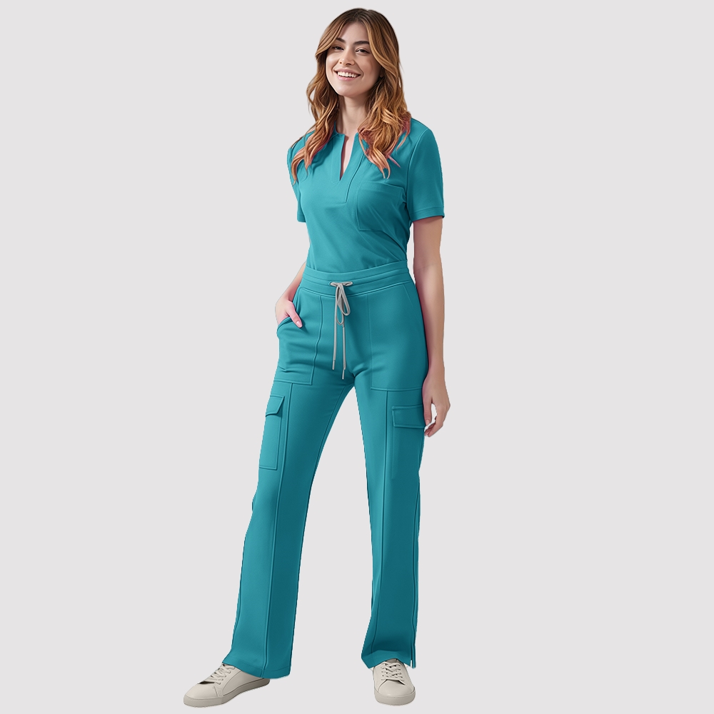 ใหม่ขัดชุดหลายเสื้อแขนสั้นกางเ - Medical Lab Coat บทวิจารณ์และราคา