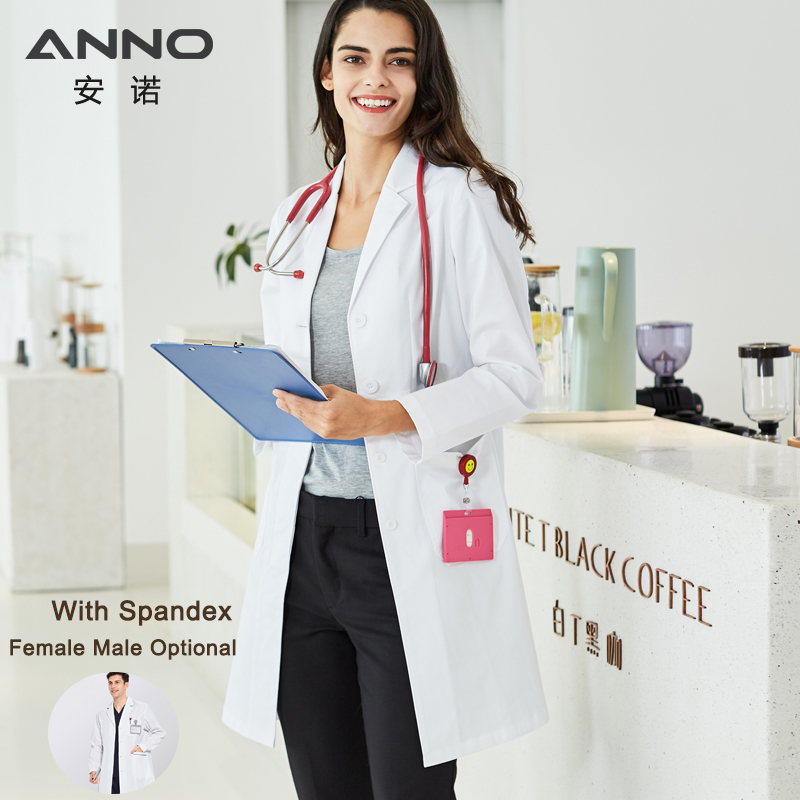 ANNO แขนยาว Lab เครื่องแบบ Spa - Lab Coat Medical บทวิจารณ์และราคา