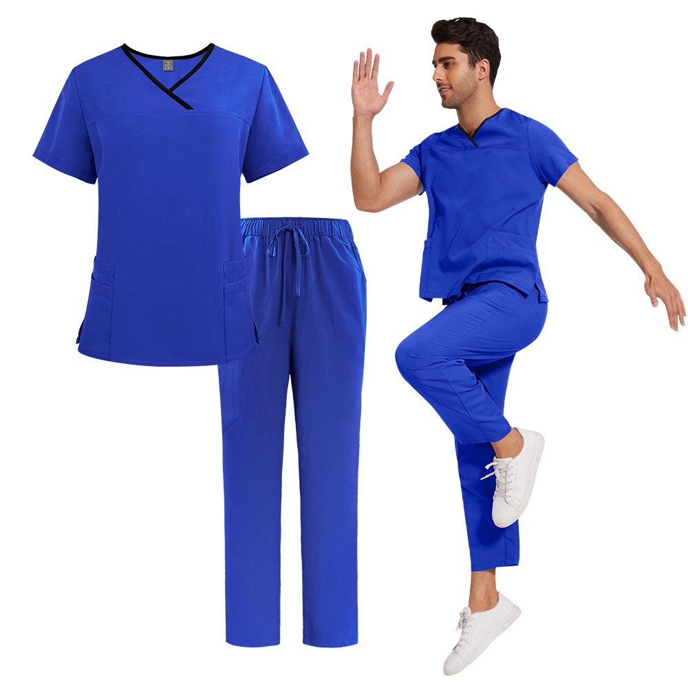 ชุดยูนิฟอร์มแพทย์ผ่าตัดแขนสั้น - Lab Coat Medical บทวิจารณ์และราคา