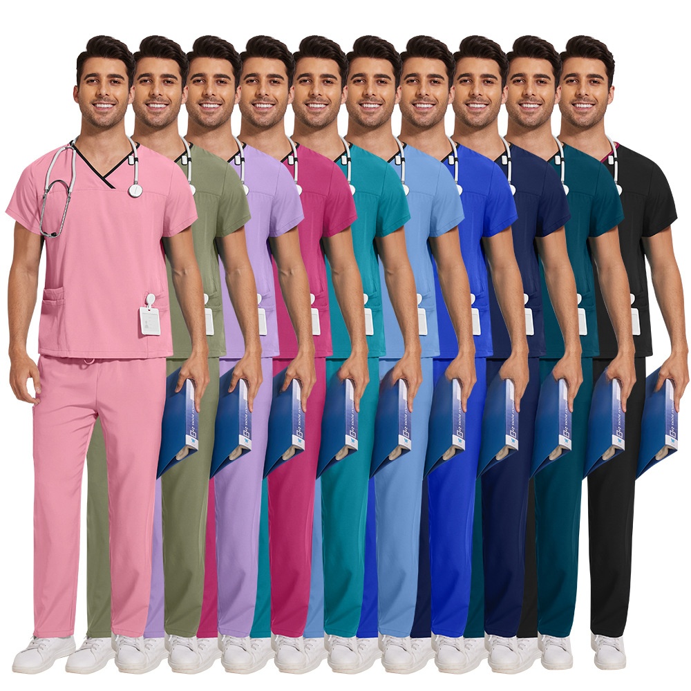 ชุดยูนิฟอร์มแพทย์ผ่าตัดแขนสั้น - Lab Coat Medical บทวิจารณ์และราคา