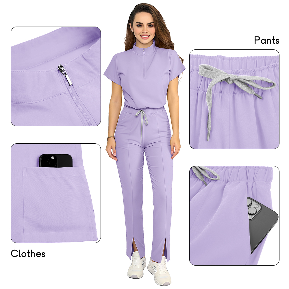 ชุดทำงานทางการแพทย์ กางเกงทำงา - Medical Lab Coat บทวิจารณ์และราคา