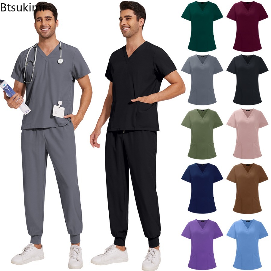 ชุดสครับ ชุดยูนิฟอร์ม พยาบาล ช - Lab Coat Medical บทวิจารณ์และราคา