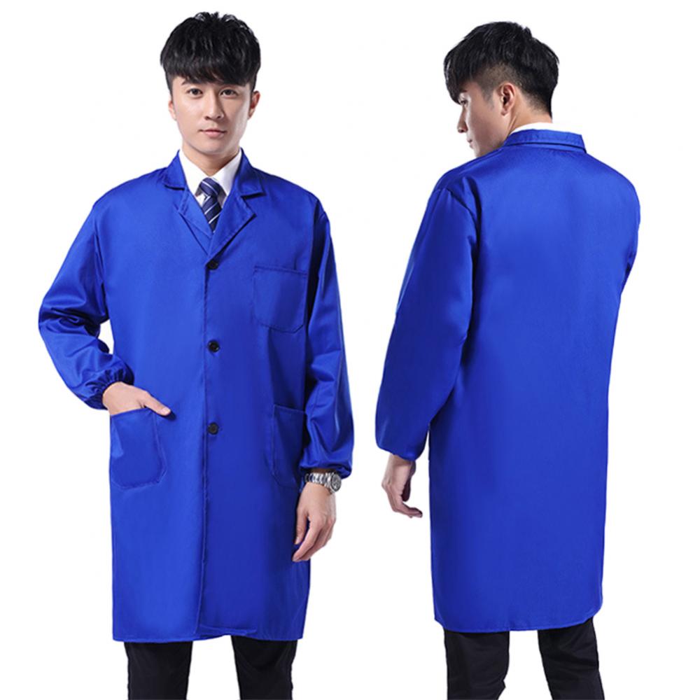 กันฝุ่นผู้ชายที่ทำงานเสื้อผ้าแ - Lab Coat Medical บทวิจารณ์และราคา