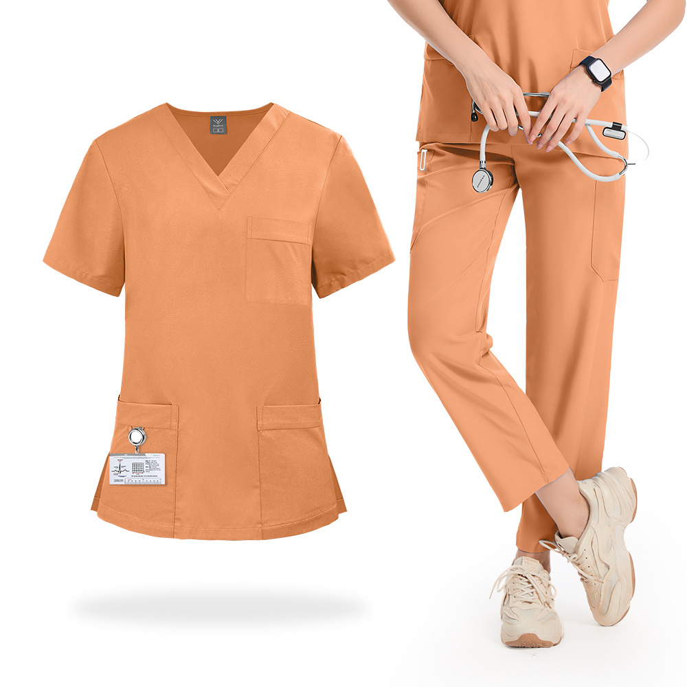 ชุดยูนิฟอร์มแพทย์ผ่าตัดแขนสั้น - Lab Coat Medical บทวิจารณ์และราคา