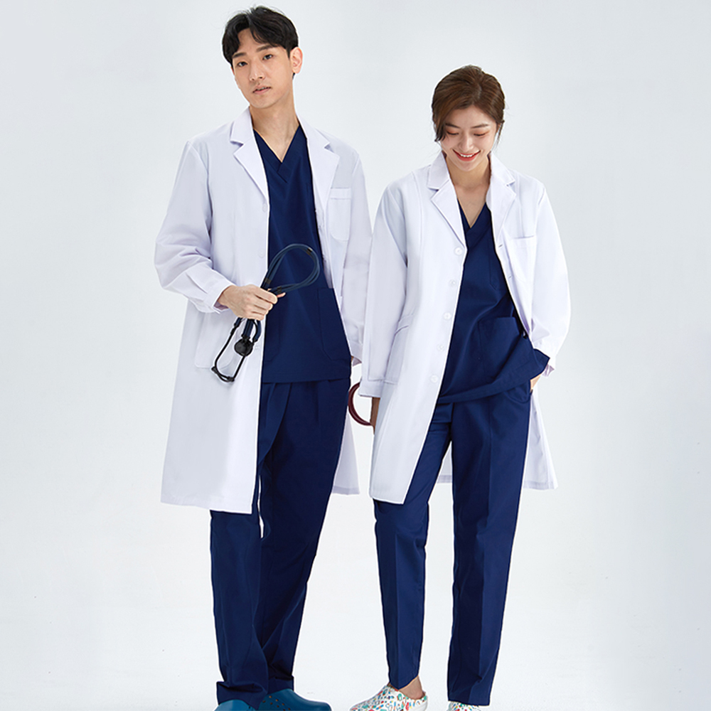 Unisex เสื้อสีขาว Lab Coat แพท - Lab Coat Medical บทวิจารณ์และราคา